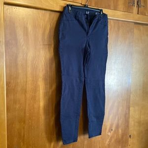 Navy stretch skinny pants